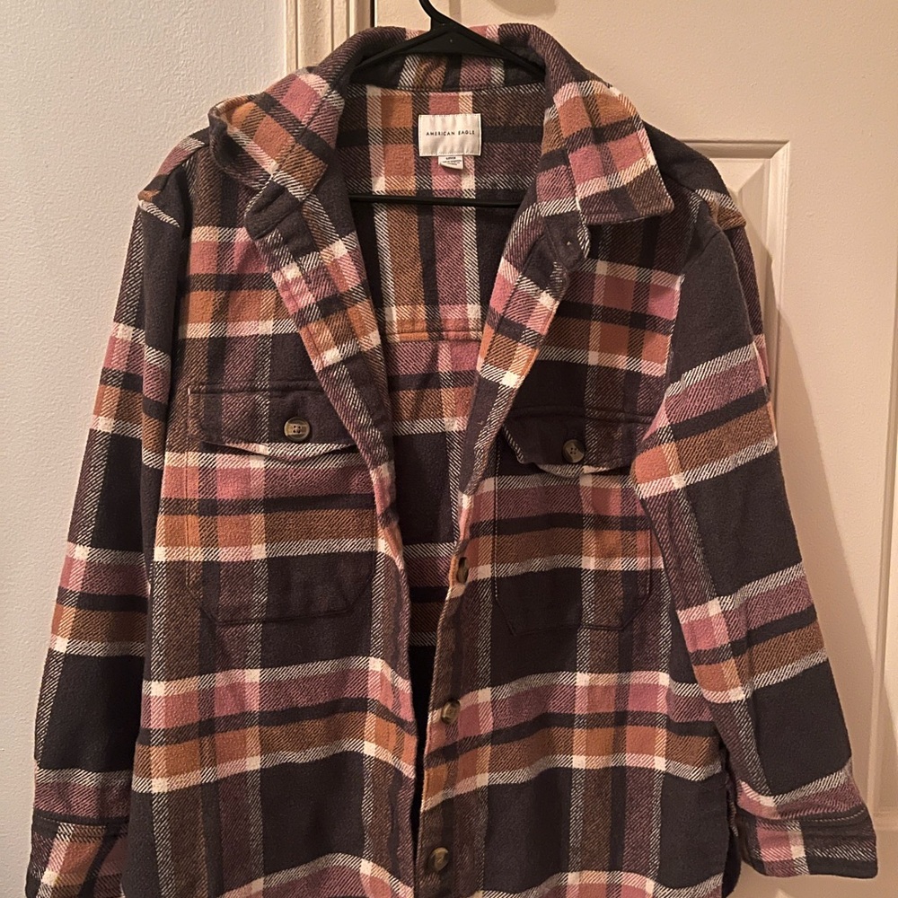 American eagle flannel button up